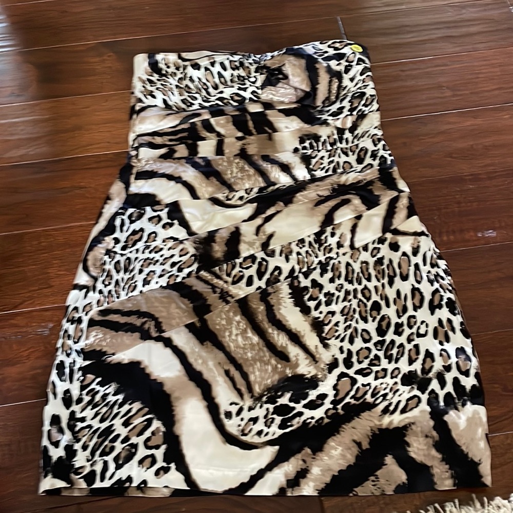 Animal print dress